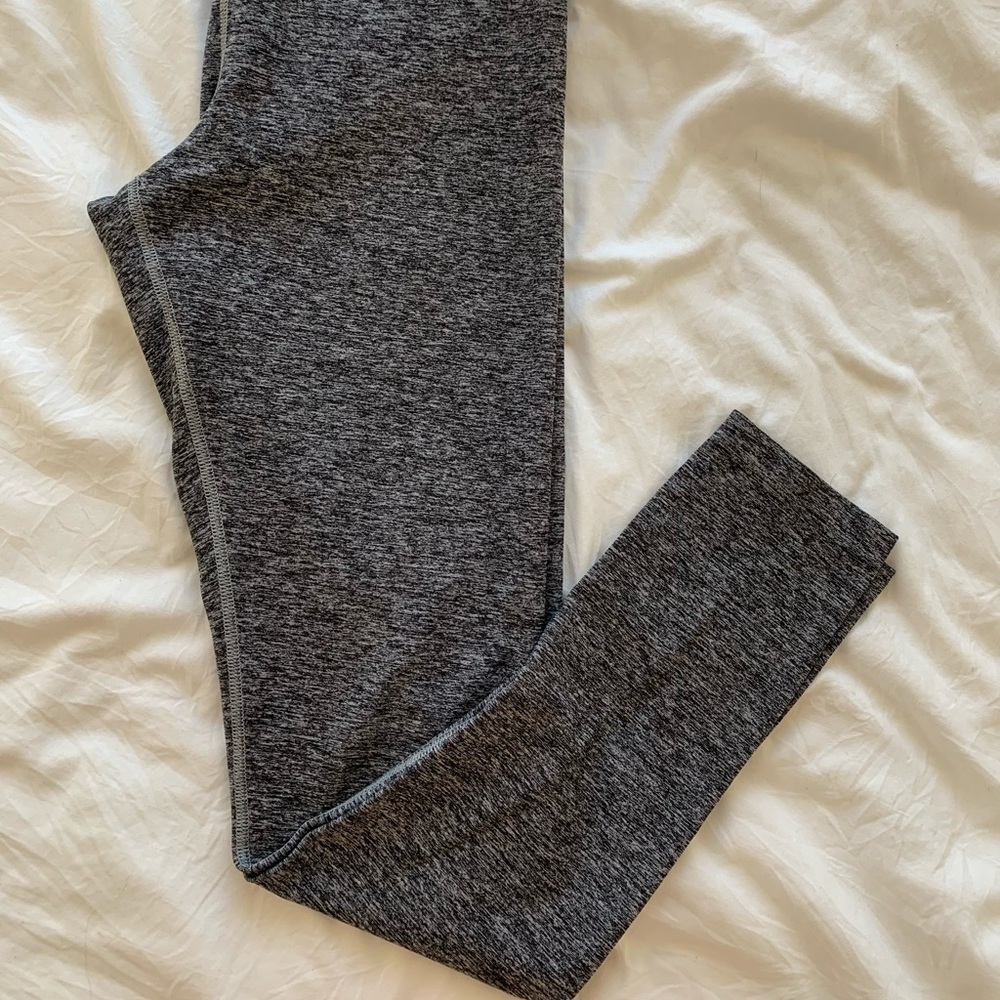 PINK Heather Grey Full Length Leggings Size S
